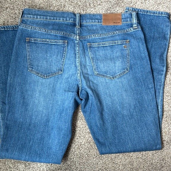 Madewell High-Rise Slim Boyfriend Cut, Dark Denim Jeans, 27 - Picture 3 of 3